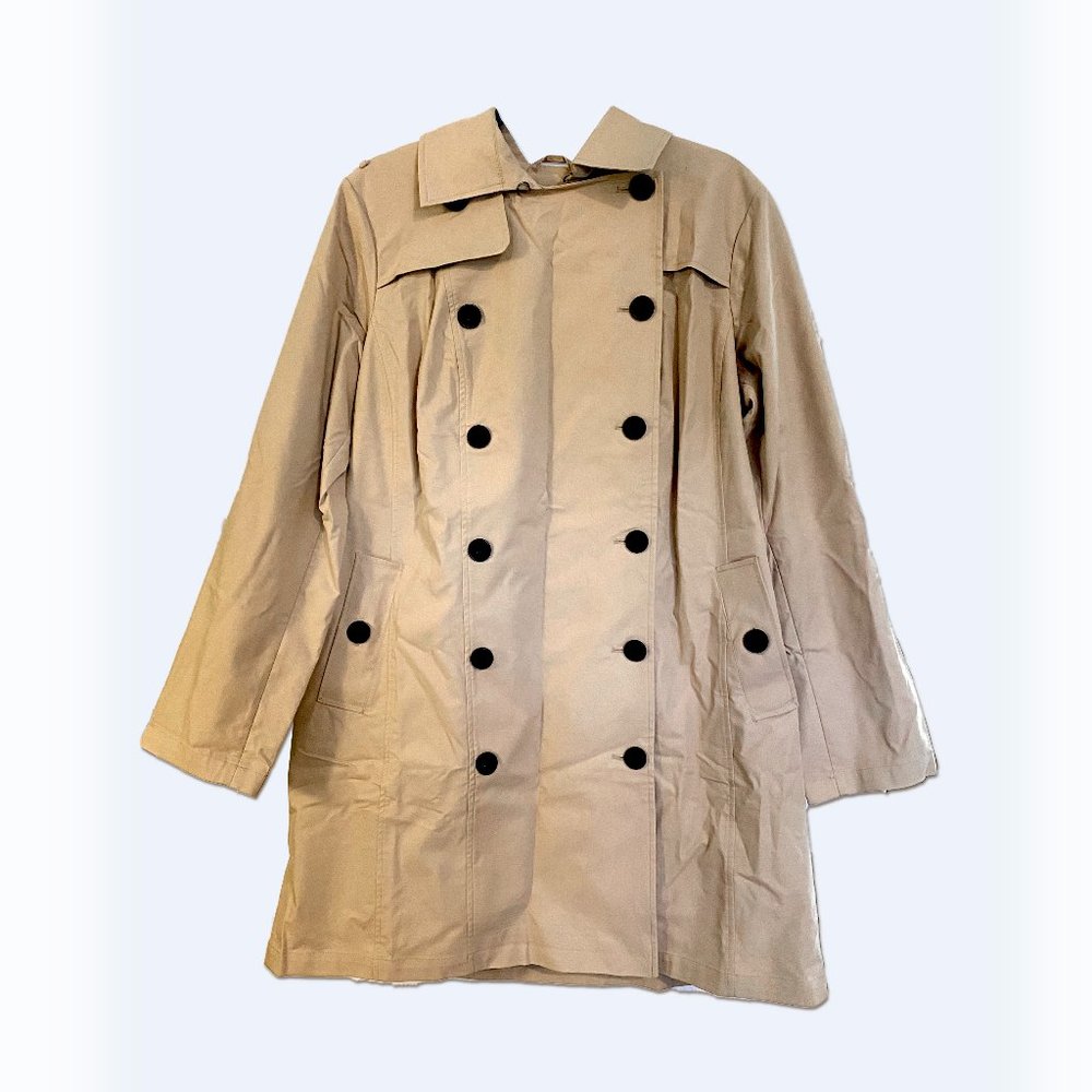 Universal Standard Derjon Khaki Trench Coat